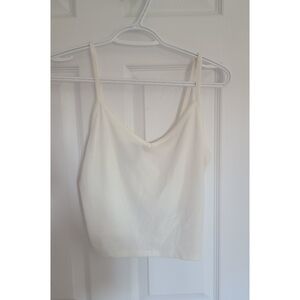 Forever 21 Cream Crop Camisole Top